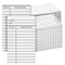 Best Paper Greetings 500 Pack Library Checkout Cards - Vintage-Style Due Date Record Keeping for Book Pockets and Office Supplies Cataloging (White, 3x5 Inches) - Office Supplies